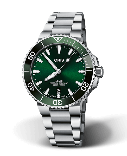 ORIS AQUIS DATE 01 733 7730 4157-07 8 24 05PEB