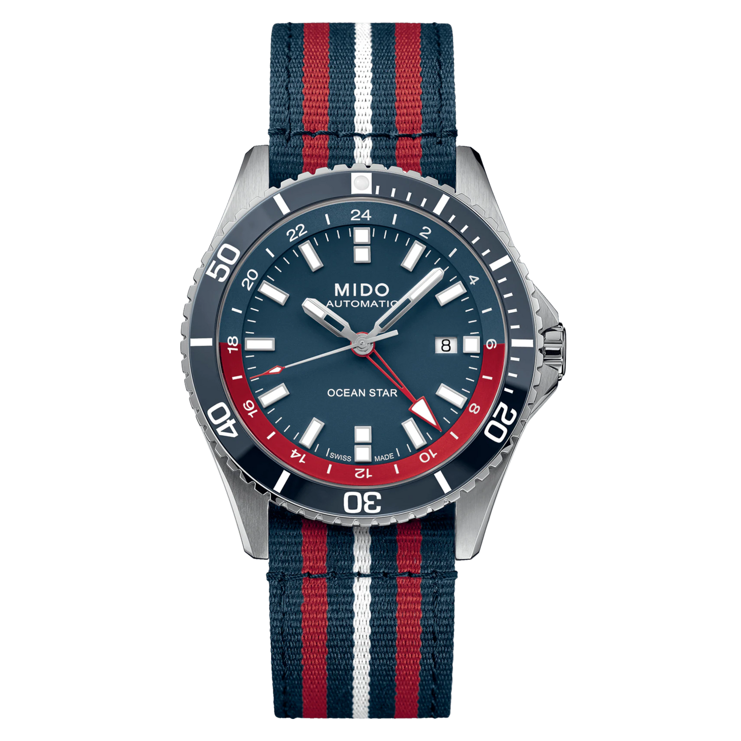 MIDO OCEAN STAR GMT M026.629.11.041.00 SPECIAL EDITION (1 EXTRA STRAP)