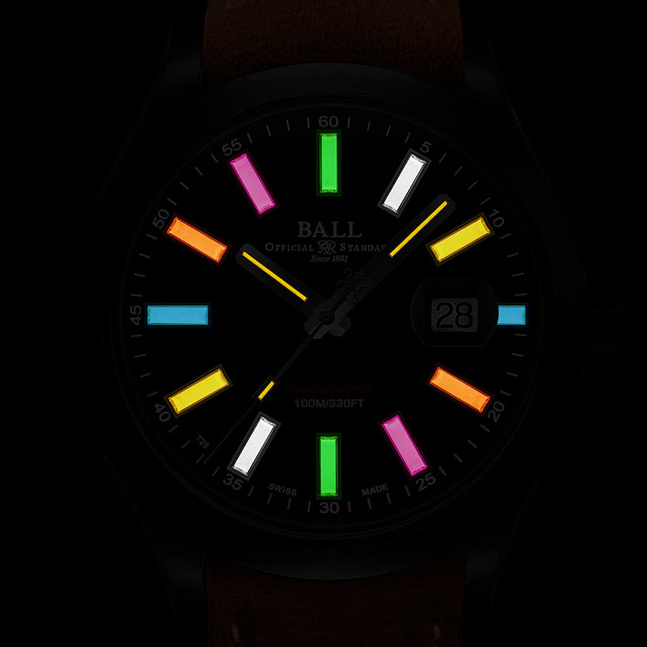 BALL ENGINEER II RAINBOW NM2028C-L28CJ-BK Limited Edition: 1,000 pieces