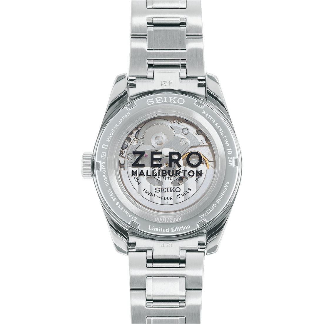 SEIKO PRESAGE SHARP EDGED X ZERO HALLIBURTON LIMITED EDITION - SPB277J1